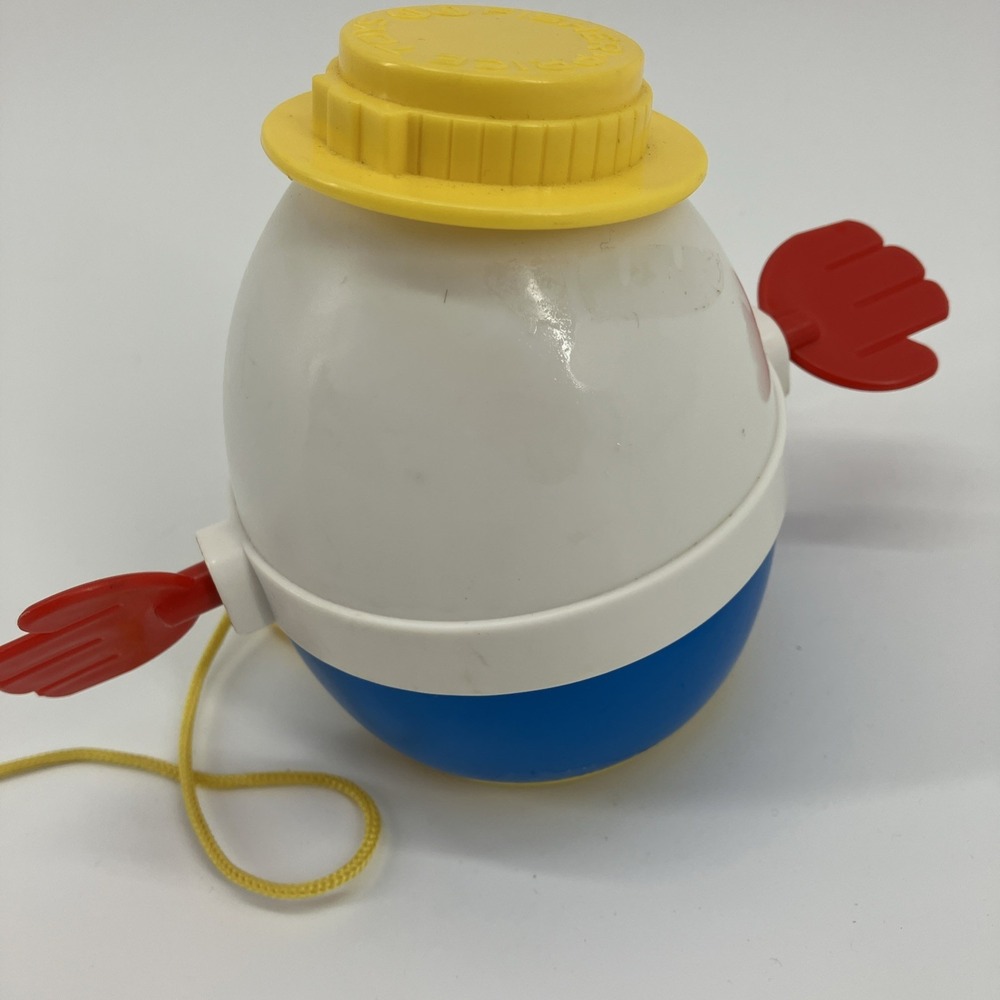 Vintage Fisher Price Humpty Dumpty Pull Toy #736 - Picture 4 of 6